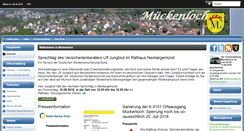 Desktop Screenshot of mueckenloch.de